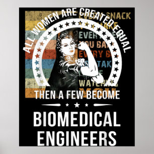 Biomedical Engineer For Women Biomedical Engineer Poster