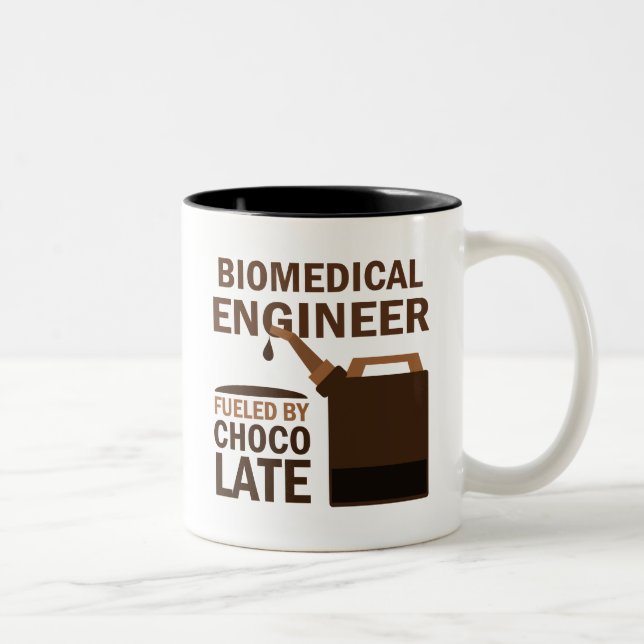 Biomedical Engineer (Funny) Chocolate Two-Tone Coffee Mug (Right)