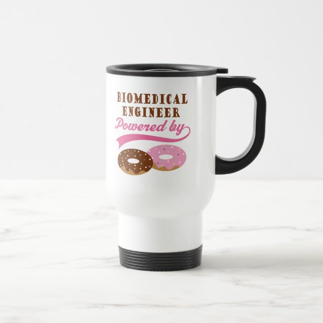 Biomedical Engineer Funny Gift Travel Mug (Right)
