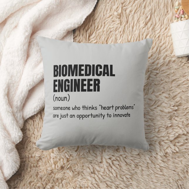 Biomedical Engineer Funny Quote Pillow (Blanket)
