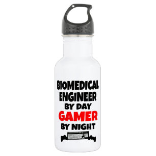 Biomedical Engineer Gamer Water Bottle