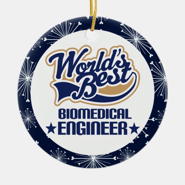 Biomedical Engineer Gift Ornament (Front)