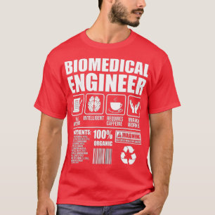 Biomedical Engineer Hardworking Biomed Medical Sci T-Shirt