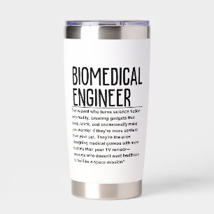 Biomedical engineer insulated tumbler