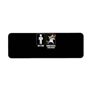 Biomedical Engineer Unicorn Dabbing Funny Lovers Label