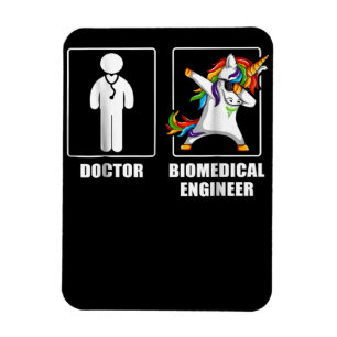 Biomedical Engineer Unicorn Dabbing Funny Lovers Magnet