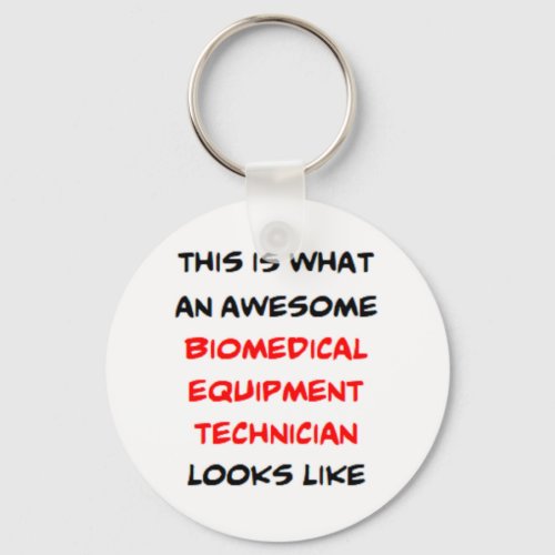 biomedical equipment technician awesome keychain
