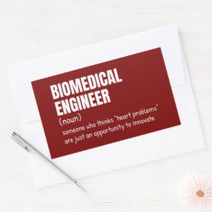Biomedical Scientist Definition Humor Rectangular Sticker
