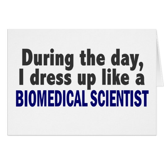 Biomedical Scientist During The Day Cards (Front Horizontal)