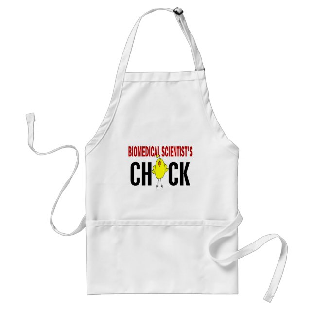 BIOMEDICAL SCIENTIST’S CHICK ADULT APRON (Front)
