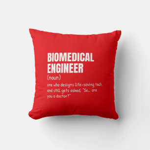 Biomedical Tech Definition Pillow