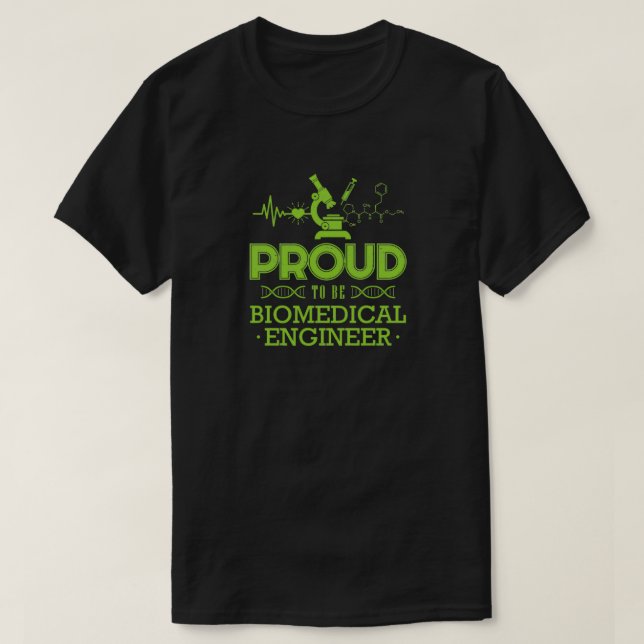 Biomedical Technician Biology Medicine T-Shirt (Design Front)