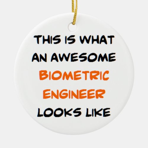 biometric engineer amazing ceramic ornament