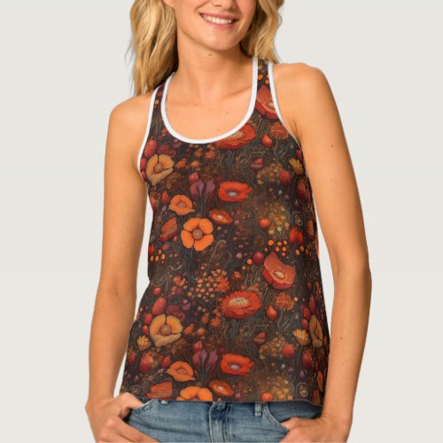 Biomorphic Beauty  Mural of Memories Tank Top