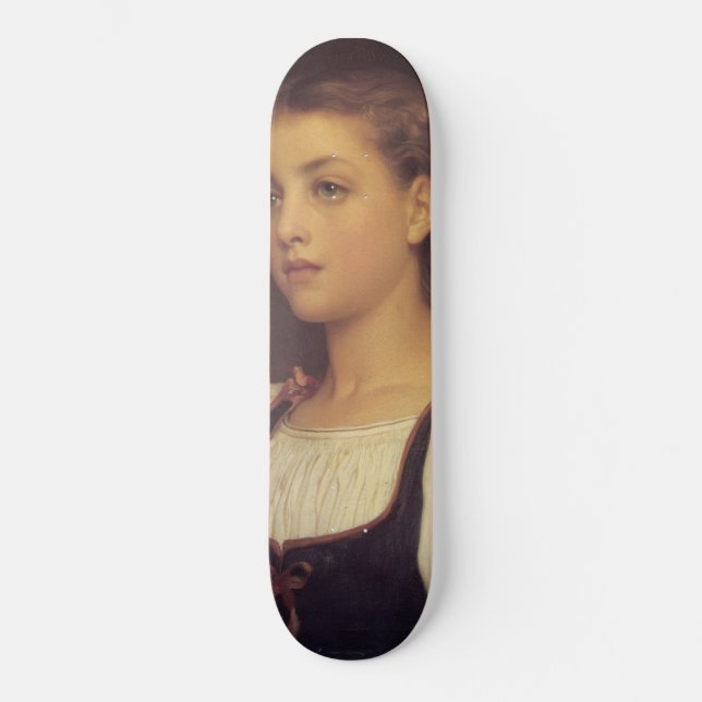 Biondina (by Frederic Leighton) Skateboard (Front)