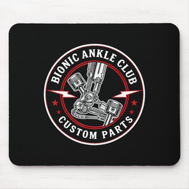 Bionic Ankle Replacement Recovery Bionic Ankle Sur Mouse Pad (Front)