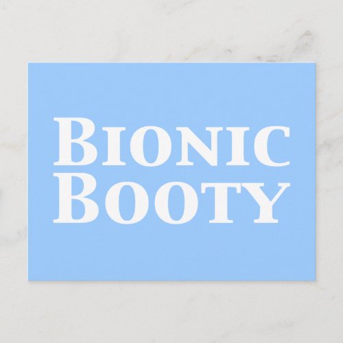 Bionic Booty Gifts Postcard