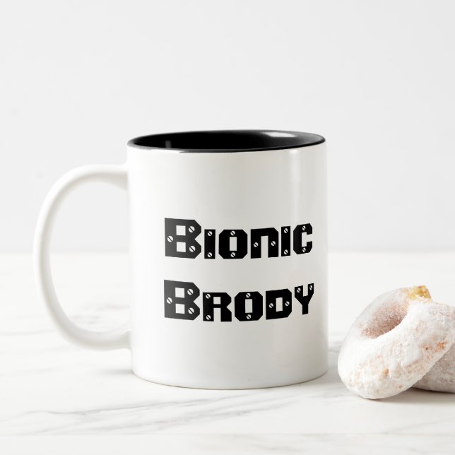 Bionic Brody Collection Coffee Mug (With Donut)