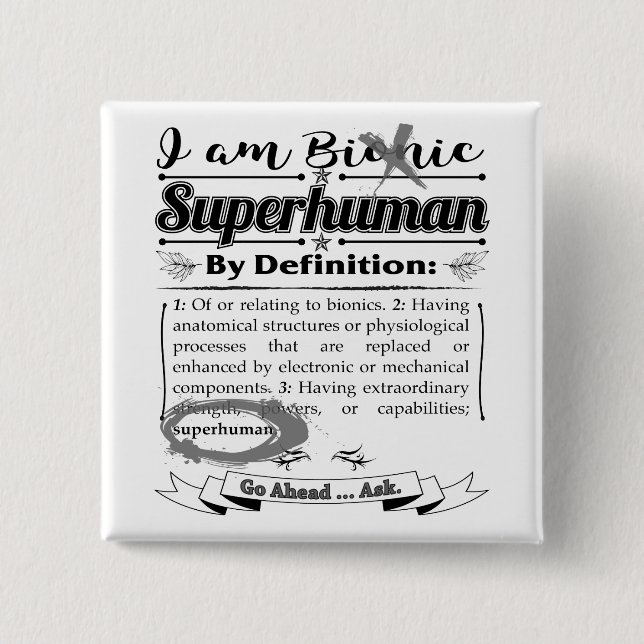 Bionic Declaration Button (Front)