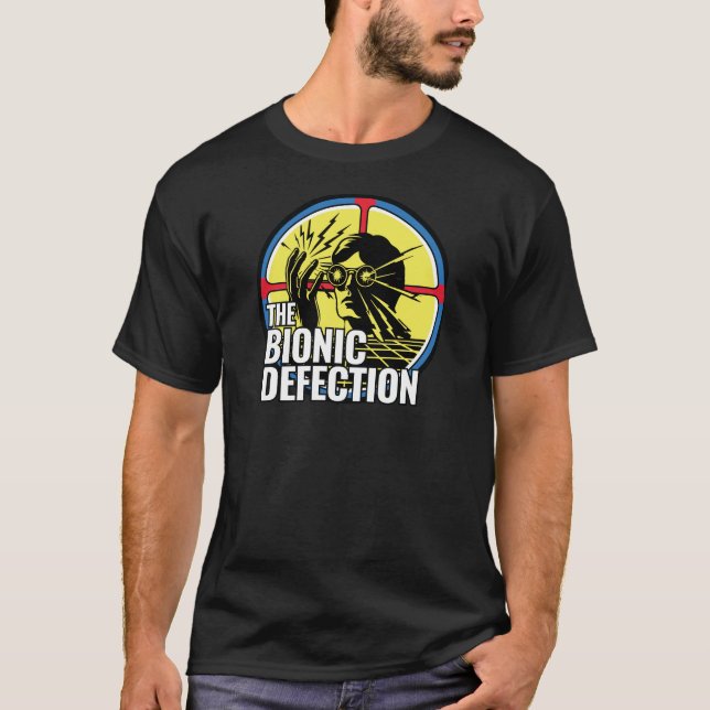 Bionic Defection Electric Man Tee - Men's Black (Front)