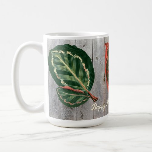 Biophilic Botanical Tropical Leaves Coffee Mug