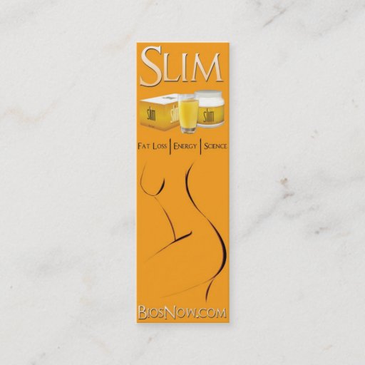 Customizable Bios Life Slim Business Card