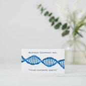Biotech DNA Business Card (Standing Front)