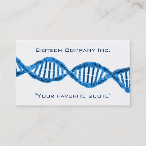 Biotech DNA Business Cards