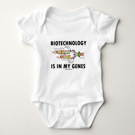 Biotechnology Is In My Genes (DNA Replication) Baby Bodysuit