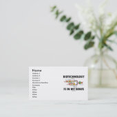 Biotechnology Is In My Genes (DNA Replication) Business Card (Standing Front)