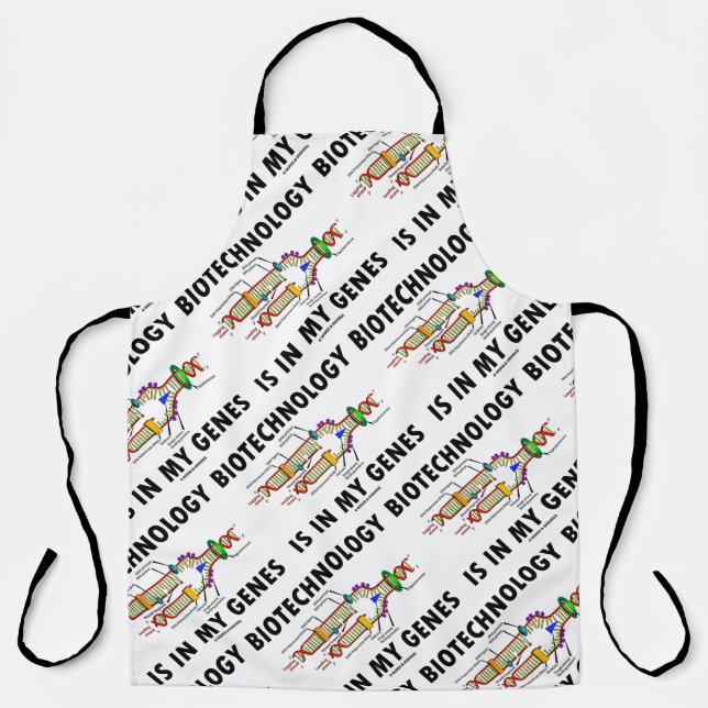 Biotechnology Is In My Genes DNA Replication Humor Apron (Front)