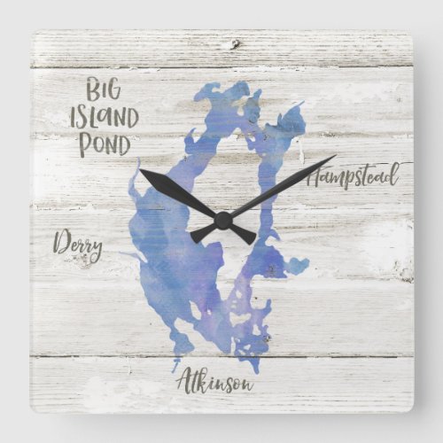 BIP Big island Pond Clock for Lake House