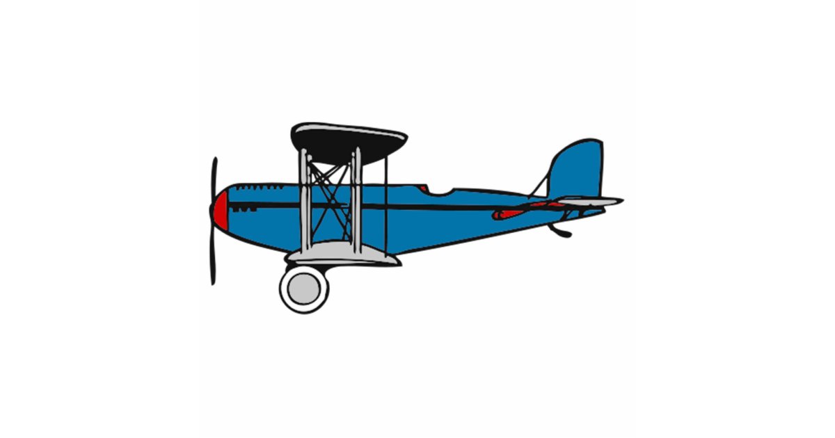 Biplane Airplane Cutout | Zazzle