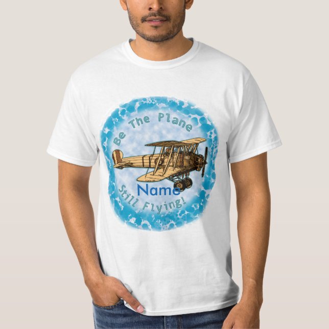Biplane Airplane  t-shirt (Front)