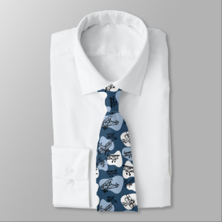 Biplane - Blue Neck Tie