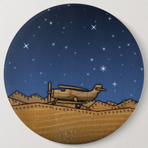 BiPlane Pinback Button