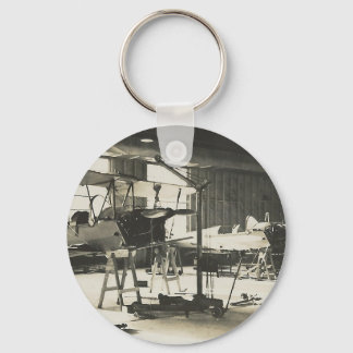 Biplane Trainers In 1941 Keychain