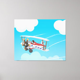 biplanes canvas print