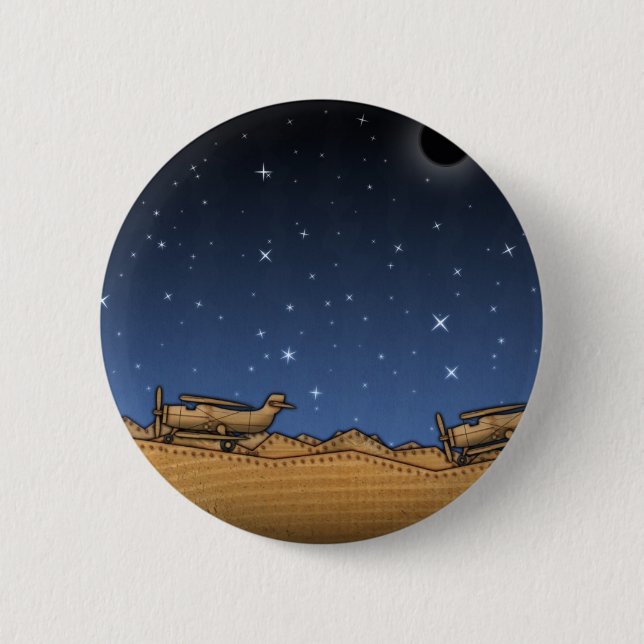 BiPlane's Pinback Button (Front)