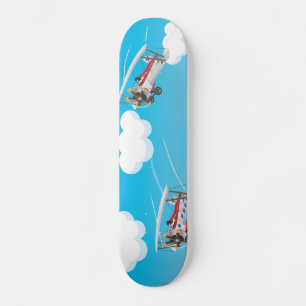 biplanes skateboard deck
