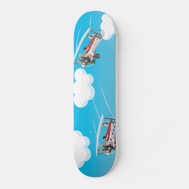 biplanes skateboard deck (Front)