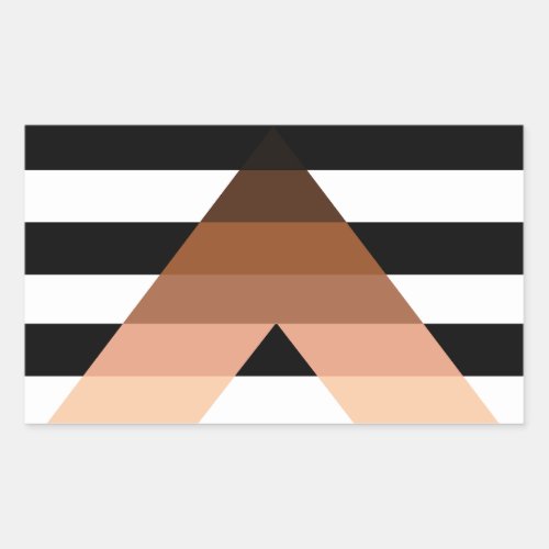 BIPOC Ally Flag Rectangular Sticker
