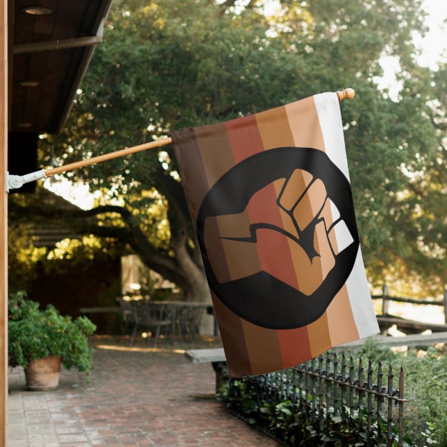 BIPOC Pride House Flag (In SItu)