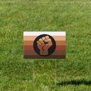 BIPOC Pride House Flag Sign