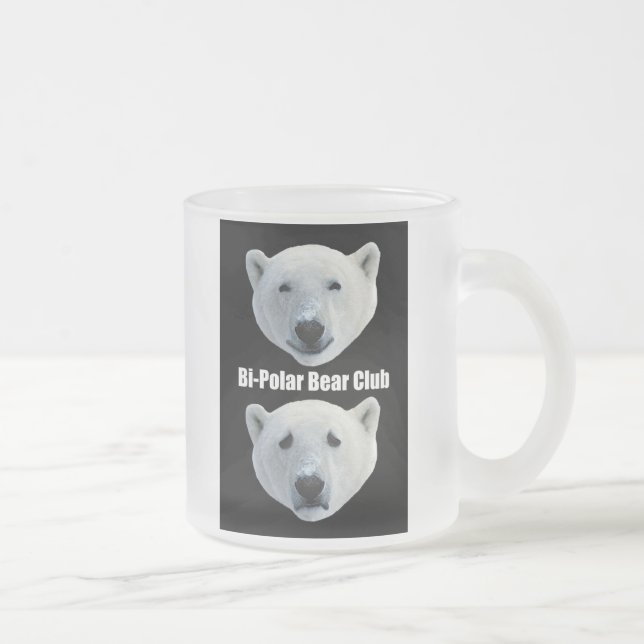 Bipolar Bear Club frosty mug (Right)