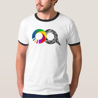 Bipolar Bear Rainbow Icon Ringer T-Shirt