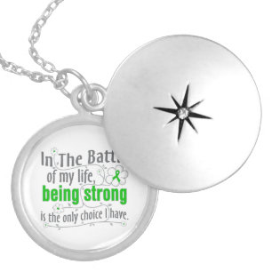 Bipolar Disease In The Battle Silver Plated Necklace