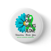 Bipolar Disorder Awareness Month Ribbon Button