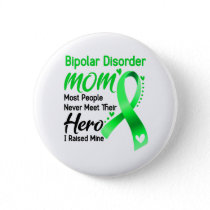 Bipolar Disorder Awareness Month Ribbon Gifts Button