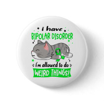 Bipolar Disorder Awareness Ribbon Gifts Support Button